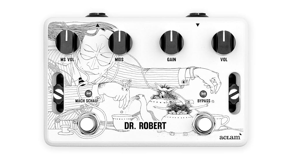 ギター ACLAM GUITARS Dr. Robert v2 Aclam Guitars Dr Robert V2 Overdrive Pedal : Amazon.ca